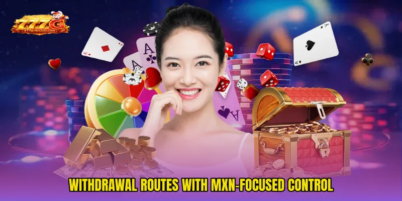 Withdrawal routes with MXN-focused control